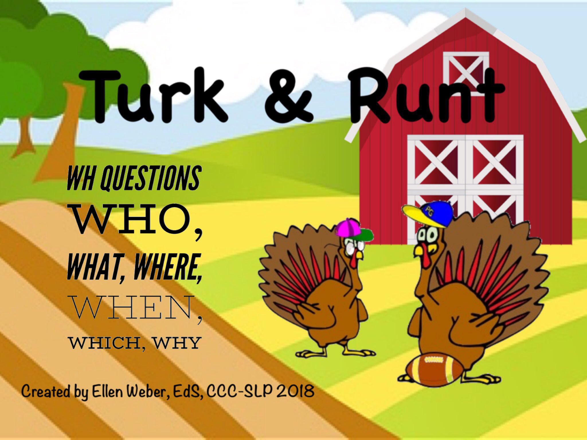 Turk & Runt WH Questions by Ellen Weber